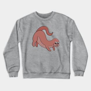 An adorable otter Crewneck Sweatshirt